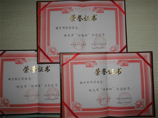 明南街道:好婆婆好媳妇受表彰