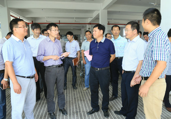 市领导集中调研服务业建设项目-明光先锋网